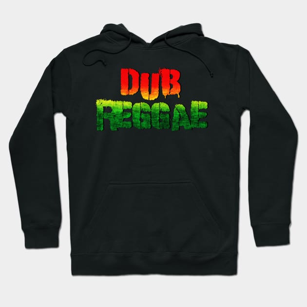 Dub reggae Hoodie by Erena Samohai